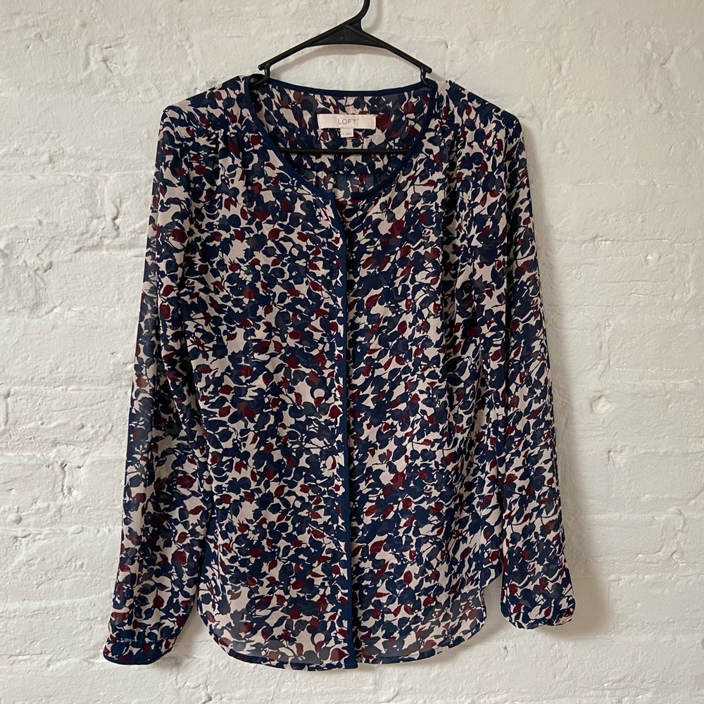 Loft patterned blouse